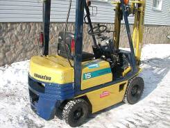 Komatsu. Погрузчик вилочный 4FD15, 1 500 кг., Дизельный