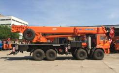 Клинцы КС-65719-3К. Автокран 40 тонн -1 Камаз 63501 вылет стрелы 31 метр, 1 000 куб. см., 40 000 кг., 31,00 м.
