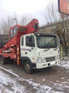 Hyundai Mega Truck. Автовышка 32 метрв, 8 000 куб. см., 32 м.