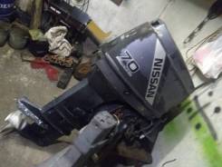 Nissan Marine. 70,00 л.с., 2-тактный, бензиновый, нога X (635 мм), Год: 1999 год