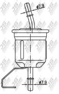 Фильтр топливный, сепаратор. Toyota Fortuner, TGN156, TGN166, TGN51, TGN51L, TGN61 Toyota Innova, TGN140, TGN141, TGN40, TGN41 Toyota Kijang, TGN40, T...
