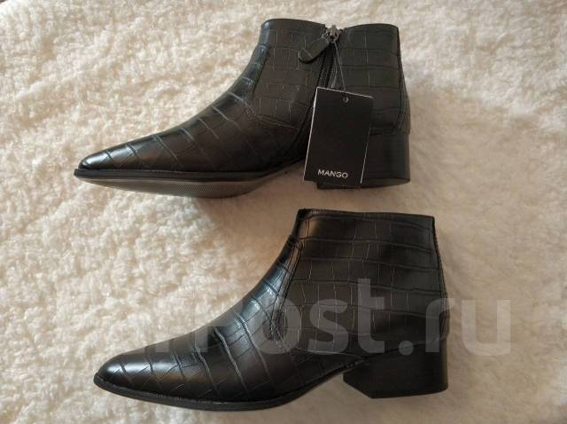 Mango croc outlet boots