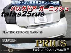 Накладка на дверь багажника. Toyota Prius, ZVW30, ZVW30L, ZVW35