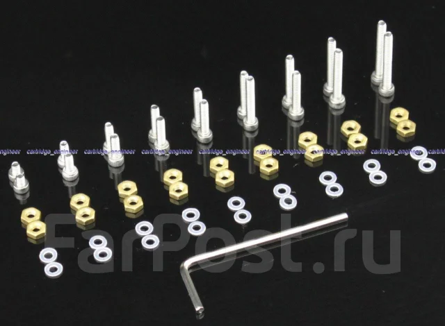 Набор немагнитных винтов и гаек для шеллов 9 размеров - Аксессуары и ...