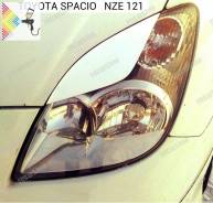 Накладка на фару. Toyota Corolla Spacio, NZE121, ZZE124N, ZZE122N, NZE121N Двигатели: 1ZZFE, 1NZFE