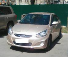 Hyundai Solaris. Без водителя