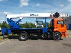 Випо-32. Автогидроподъемник ВИПО-32-01 шасси Камаз-43253 (4x2), 6 700 куб. см., 32 м. Под заказ