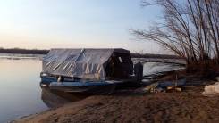 Сдам в аренду моторный понтон. 8 человек, 15 км/ч