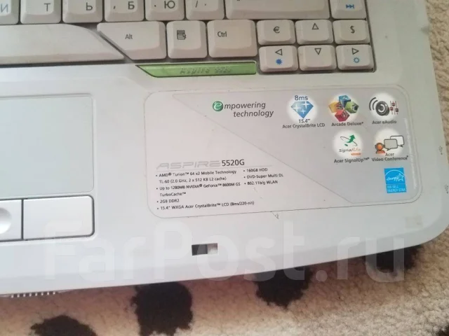Acer Aspire 5520G. WiFi: 1 ����