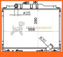 Радиатор MITSUBISHI DELICA L300 4D56 89-99 DIESEL SAT / MC0005L300D