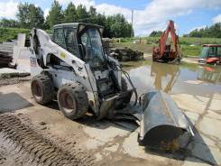 Bobcat S300. Минипогрузчик , 2010 г, щетка, вилы, ковш