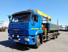 КамАЗ 65115-N3. КМУ Soosan 736L2 на шасси Камаз 65117-N3 б/у (2013 г. 5386мч), 11 746 куб. см., 20 000 кг.