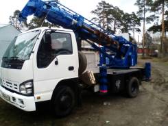 Isuzu NQR. Автобуровая 75, левый руль в РФ не работала