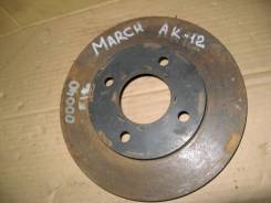 Диск тормозной. Nissan March, AK12 Двигатели: CR12DE, MA09ERT, MA09RT, MA10ET, MA10T