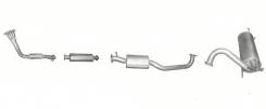 Глушитель. Mitsubishi Pajero, H65W, H66W, H67W, H76W, H77W Mitsubishi Pajero iO, H61W, H62W, H65W, H66W, H67W, H71W, H72W, H76W, H77W Mitsubishi Monte...