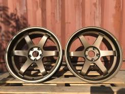 RAYS VOLK RACING. 8.5/9.5x19", 5x114.30, ET30/34, ЦО 67,1 мм.