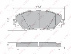 Колодка тормозная дисковая. Toyota: Mirai, Mark X Zio, Prius a, Mark X, RAV4, Corolla, Vanguard, Harrier, Auris, Blade, Prius v, Prius, Verso Scion iM...