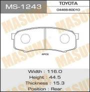 Тормозные колодки дисковые MS1243 MASUMA