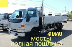 Toyota Dyna. 4WD, борт 4 тонны, 4 100 куб. см., 4 000 кг.