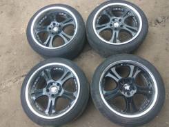 Комплект колёс WEDS Kranze 225/45R18. 8.0/9.0x18" 5x114.30 ET40/38 ЦО 73,1 мм.