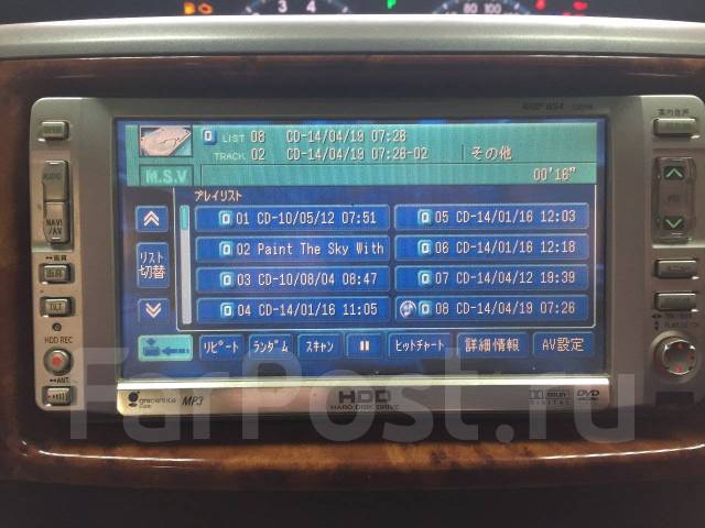 DVD-Video-MP3-HDD магнитола сенсорная Toyota Fujitsu ten NHDP-W54