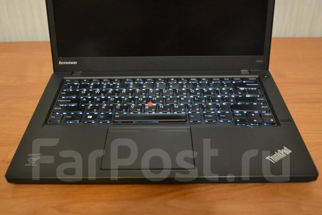 Lenovo ThinkPad T440s. 14", 2,5����, ��� 8 ��, ���� 256���, WiFi: 1, Bluetooth: 1, ����������� �� 4��. ����