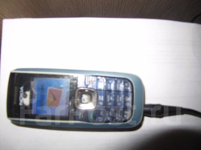Телефон Nokia с зарядкой полностью рабочий, моноблок, синий, кнопочный ...
