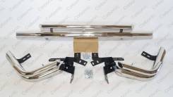 Защита бампера. Toyota Land Cruiser Prado, GRJ120W, GRJ121W, KDJ120W, KDJ121W, KDJ125W, RZJ120W, RZJ125W, TRJ120W, TRJ125W, VZJ120W, VZJ121W, VZJ125W...