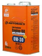 Autobacs. Вязкость 0W-30, синтетическое