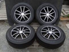 Красивые диски Dianella+Летние Японские шины Yokohama 195/65R15 2015 г. 6.0x15" 5x114.30 ET43 ЦО 73,1 мм.