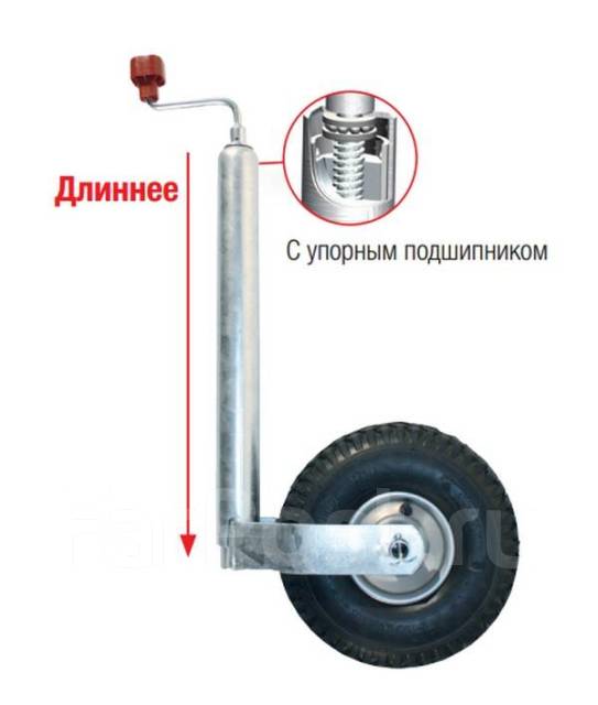 Подкатное колесо для прицепа своими руками чертежи и размеры