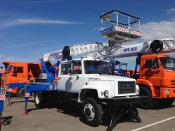 Випо-24. Автогидроподъемник ВИПО-24-01 на базе ГАЗ-33086 ( 2-х рядная кабина), 4 430 куб. см., 24 м.