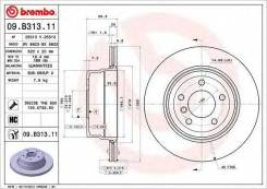Диск тормозной. BMW M5, E60, E61 BMW 5-Series, E60, E61