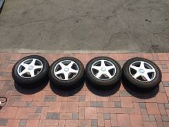 Комплект колес Bridgestone Blizak mz-03 215/60 R16 Зима! Жир!. 7.0x16" 5x100.00, 4x114.30 ET48 ЦО 56,1 мм.