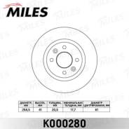 Диск тормозной RENAULT LOGAN/SANDERO передний вент.D=259мм. MILES K000280
