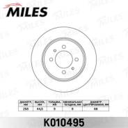 Диск тормозной NISSAN ALMERA N15 95-00/SUNNY 90-95 задний D=258мм. MILES K010495