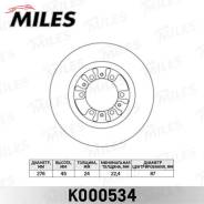 Диск тормозной MITSUBISHI PAJERO 90-/L 200 92- передний вент.D=276мм. MILES K000534