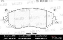 Колодки передние (SUBARU FORESTER 08-/IMPREZA 08-/XV 12-) (без датчика) MILES E100286