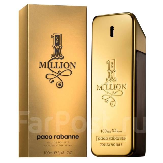 Туалетная вода мужская 1 Million Paco Rabanne 100 ml, в наличии. Цена ...