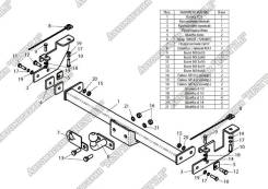 Фаркоп. Suzuki Jimny, JA33V, JB23W, JB33, JB43 Двигатели: G13BB, K6A, M13A