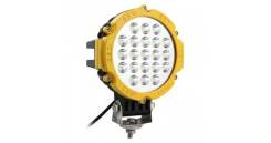 Светодиодная LED фара 63Вт W 21 диод красный/чёрный Стекло Диаметр 160. Под заказ