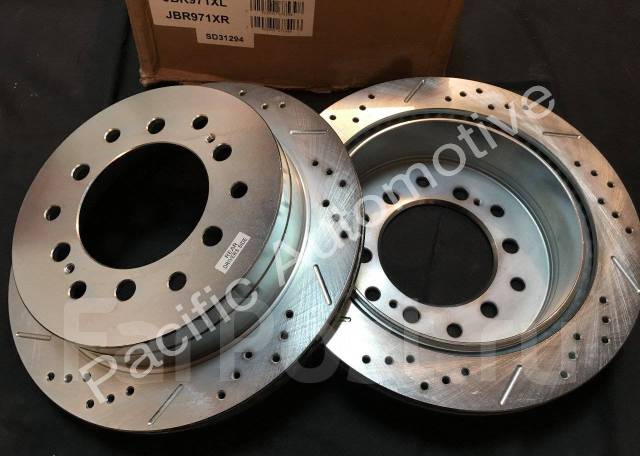 Задние перфорированные тормозные диски Lexus GX470 / Prado 120 / Surf ...