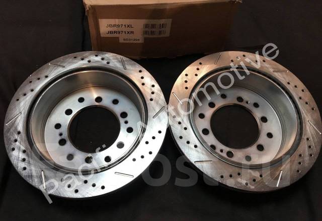 Задние перфорированные тормозные диски Lexus GX470 / Prado 120 / Surf ...