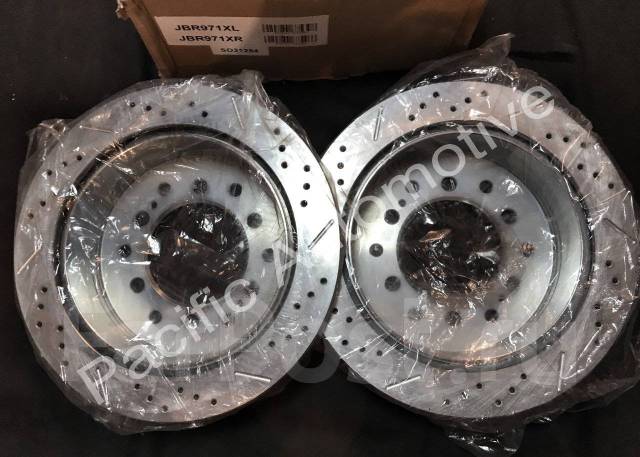 Задние перфорированные тормозные диски Lexus GX470 / Prado 120 / Surf ...