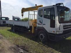 Daewoo Novus. Новый бортовой грузовик 2014 г. с манипулятором Soosan, 6 000 куб. см., 7 000 кг.