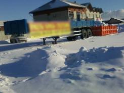 Сзап 9327. Полуприцеп СЗАП 9327 Полуприцеп бортовой для вездехода Камаз 44108, 21 000 кг.