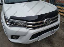 Дефлектор капота. Toyota Hilux Toyota Hilux Pick Up, GUN125, GUN125L, GUN126L Двигатели: 2GDFTV, 1GDFTV