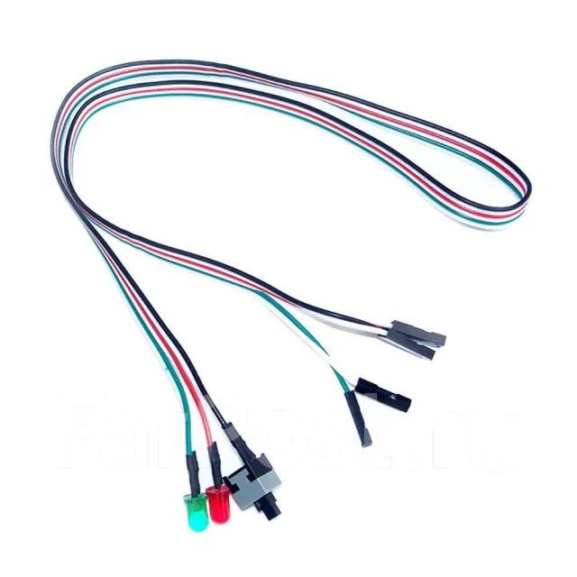 Кнопка Reset + индикатор HDD Led и Power Led / майнинг / ферма, новый ...