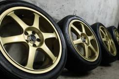 Только из Японии! =Легкие=Yokohama AVS Model6=+крутые спорт шины. 7.0x17" 5x100.00 ET48