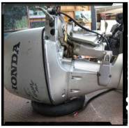 Honda. 30,00 л.с., 4-тактный, бензиновый, нога L (508 мм)
